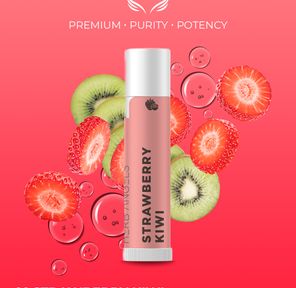 1:1 50mg CBD : 50mg THC Strawberry Kiwi Lip Balm by Herb Angels