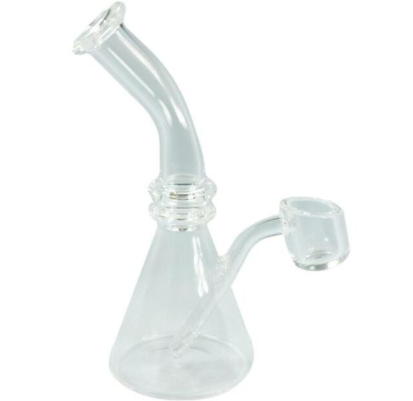 5" ALL QUARTZ BEAKER WITH FIXED BANGER