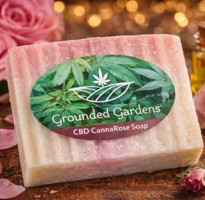 Cannarose Soap 60mg I Grounded Gardens