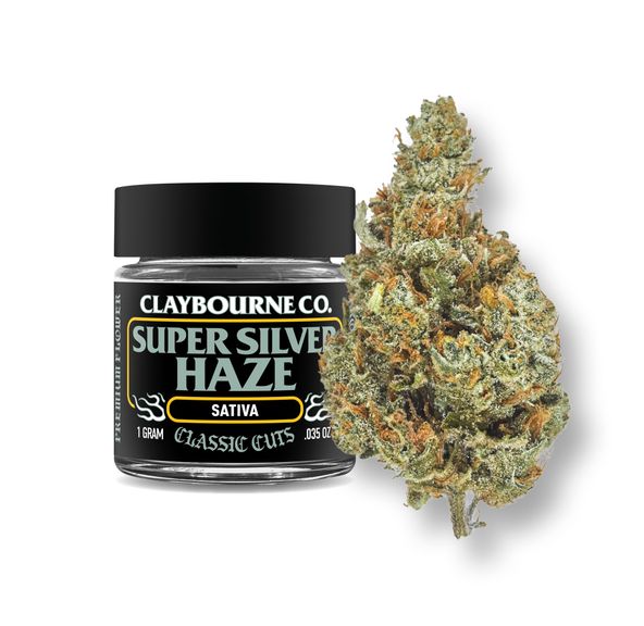 Claybourne | Flower | 1g | Super Silver Haze