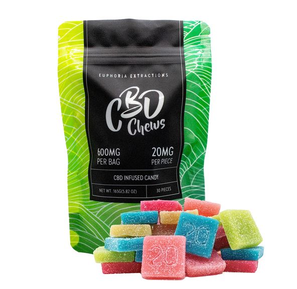 600mg CBD Chews by Euphoria Extractions (20mgx30)