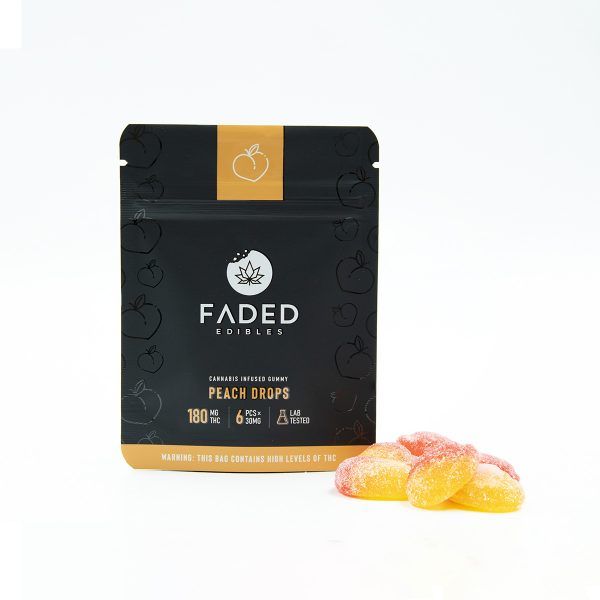 Faded Peach Drops 180mg