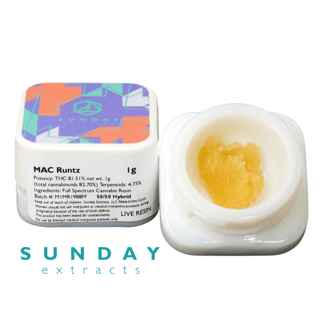 Sunday Extracts - Concentrate - MAC Runtz - 1g