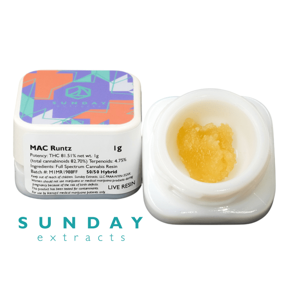 Sunday Extracts - Concentrate - MAC Runtz - 1g
