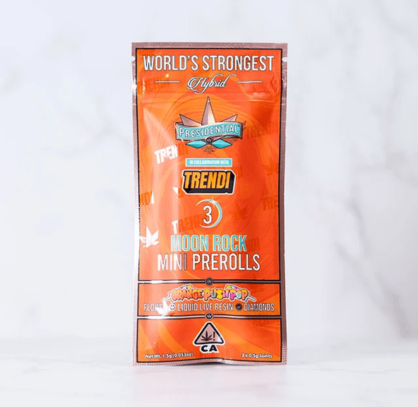 Presidential - Orange Push Pop - 3pk/1.5g Preroll Pack
