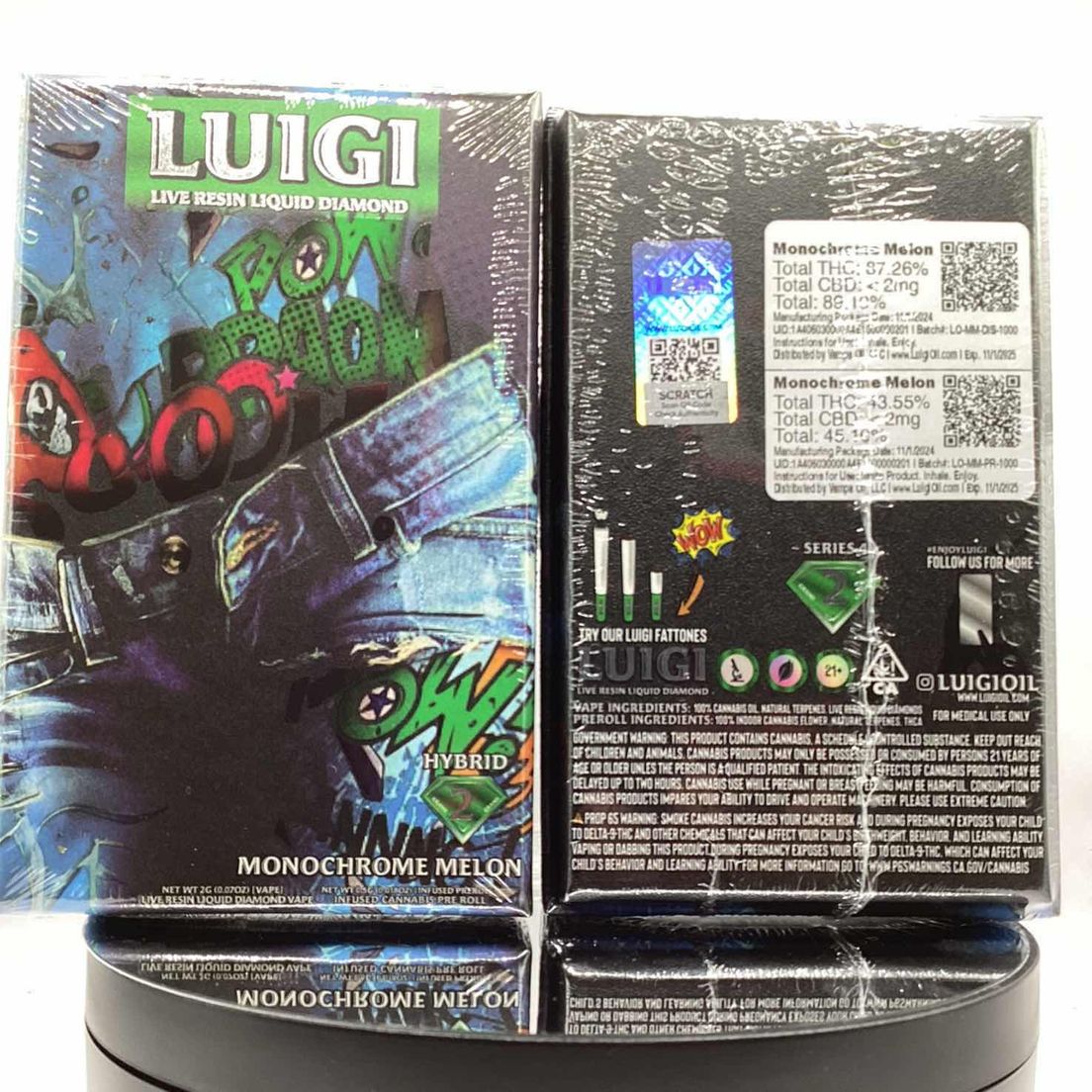 Luigi - Disposable - Monochrome Melon - 2G