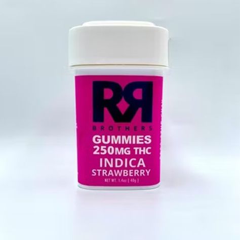 Strawberry Indica Gummies 250mg