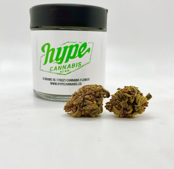 $50 5g 1/8 Slymer (25.9%/Hybrid - Sativa Dom.) - Hype Cannabis Co.