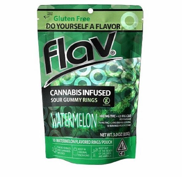 Gummies - Watermelon Rings 100mg