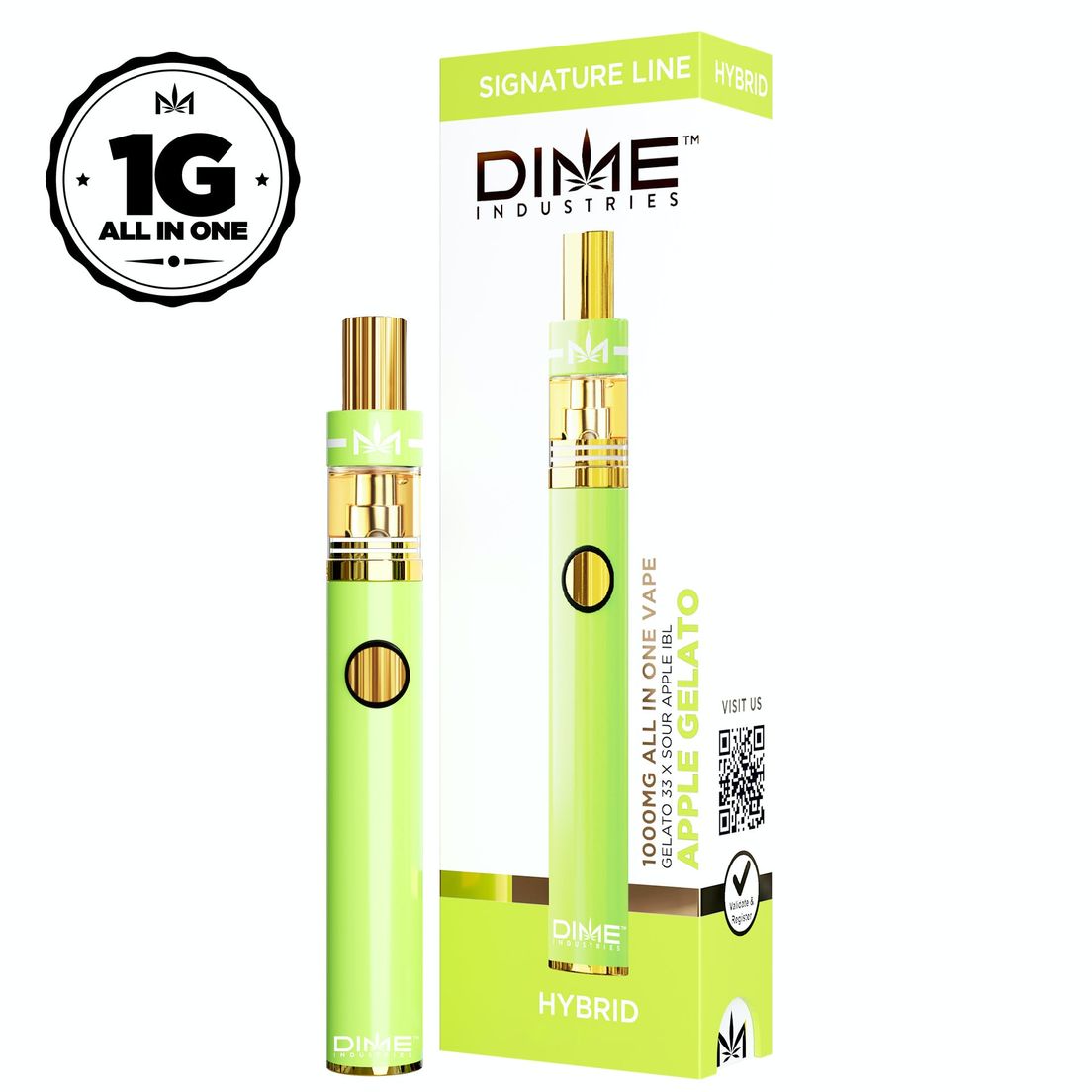 Dime Industries - Apple Gelato 1000mg All in One Device 1g