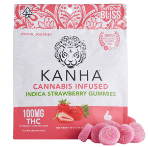 Kanha Indica Strawberry (100mg) Gummies