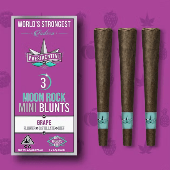 Moon Rock Mini Blunts Package - Grape