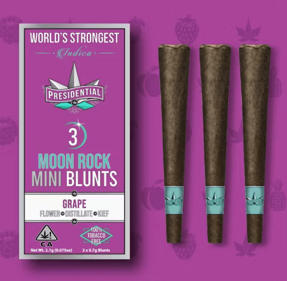 Moon Rock Mini Blunts Package - Grape