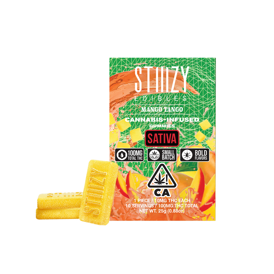 STIIIZY EDIBLES - 100MG MANGO TANGO