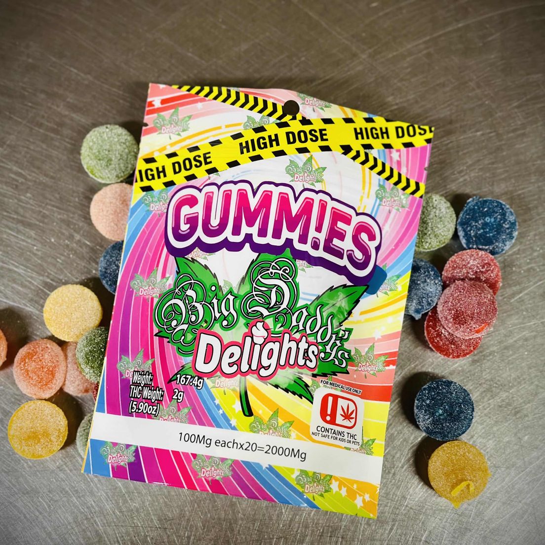 Big Daddy's Delights - 2000mg Gummies