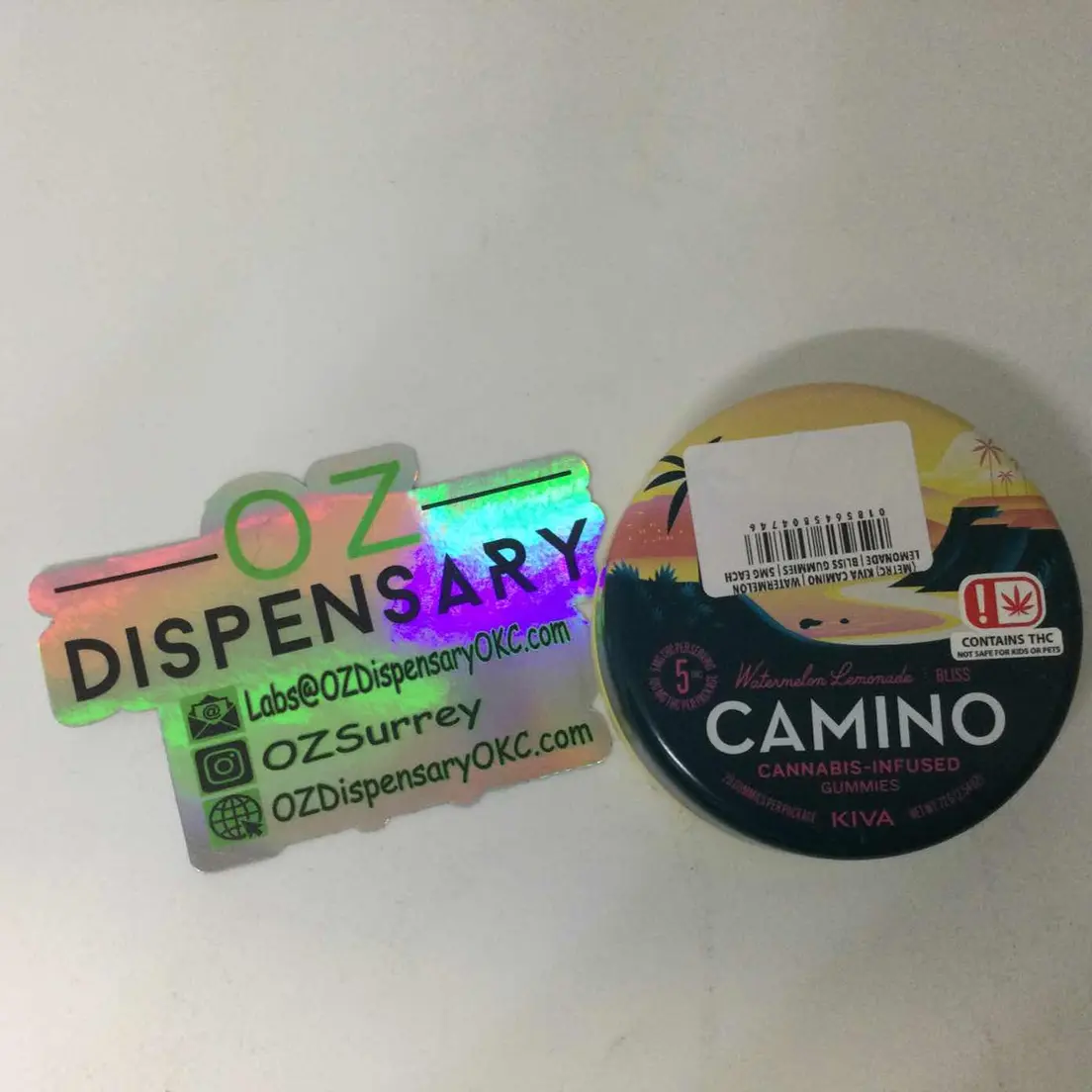 (METRC) KIVA CAMINO | WATERMELON LEMONADE | BLISS GUMMIES | 5MG EACH