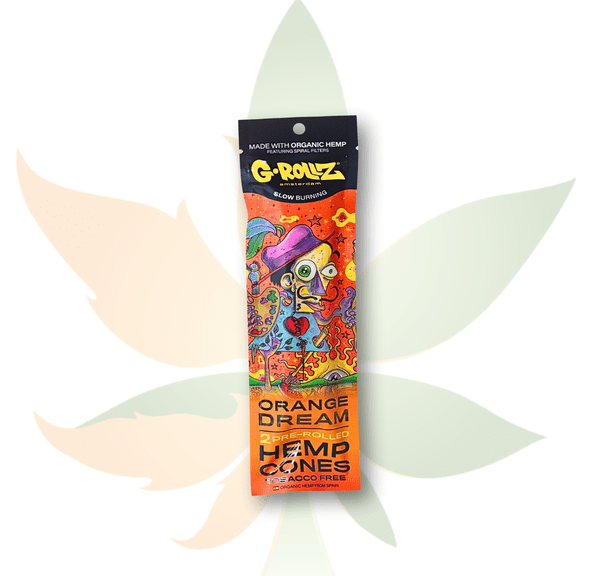 G Rollz Hemp Cones- Orange Dream