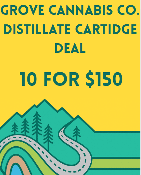 Grove Distillate Cartridge Deal - 10 Pack
