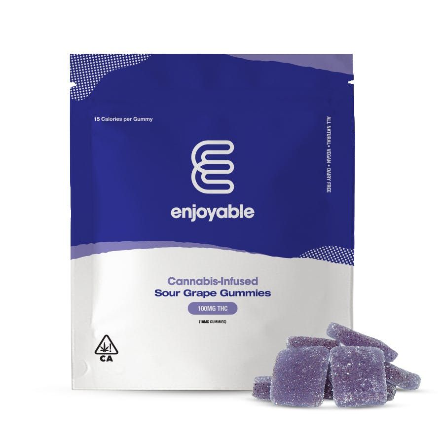 Cannabis-Infused "Sour Grape Gummies"