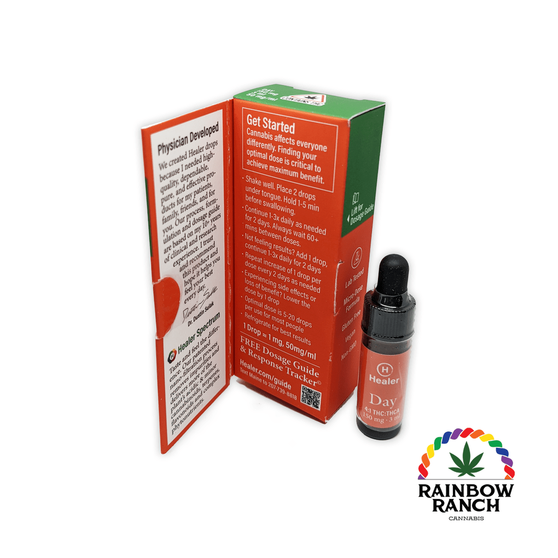 Healer Uplift/Day Drops - 150mg