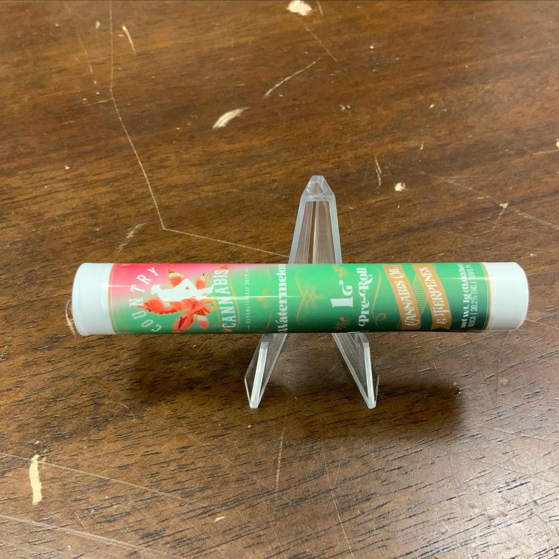 Watermelon Country Cannabis Infused Preroll 1g