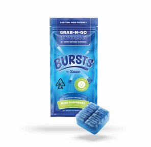 Bursts - THC Gummies (Blue Razz)