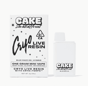 CAKE she hits different — Cryo Mini - Blue Razz OG