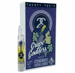 22K | Vape Cart | 1g | Distillate | Grape Goddess