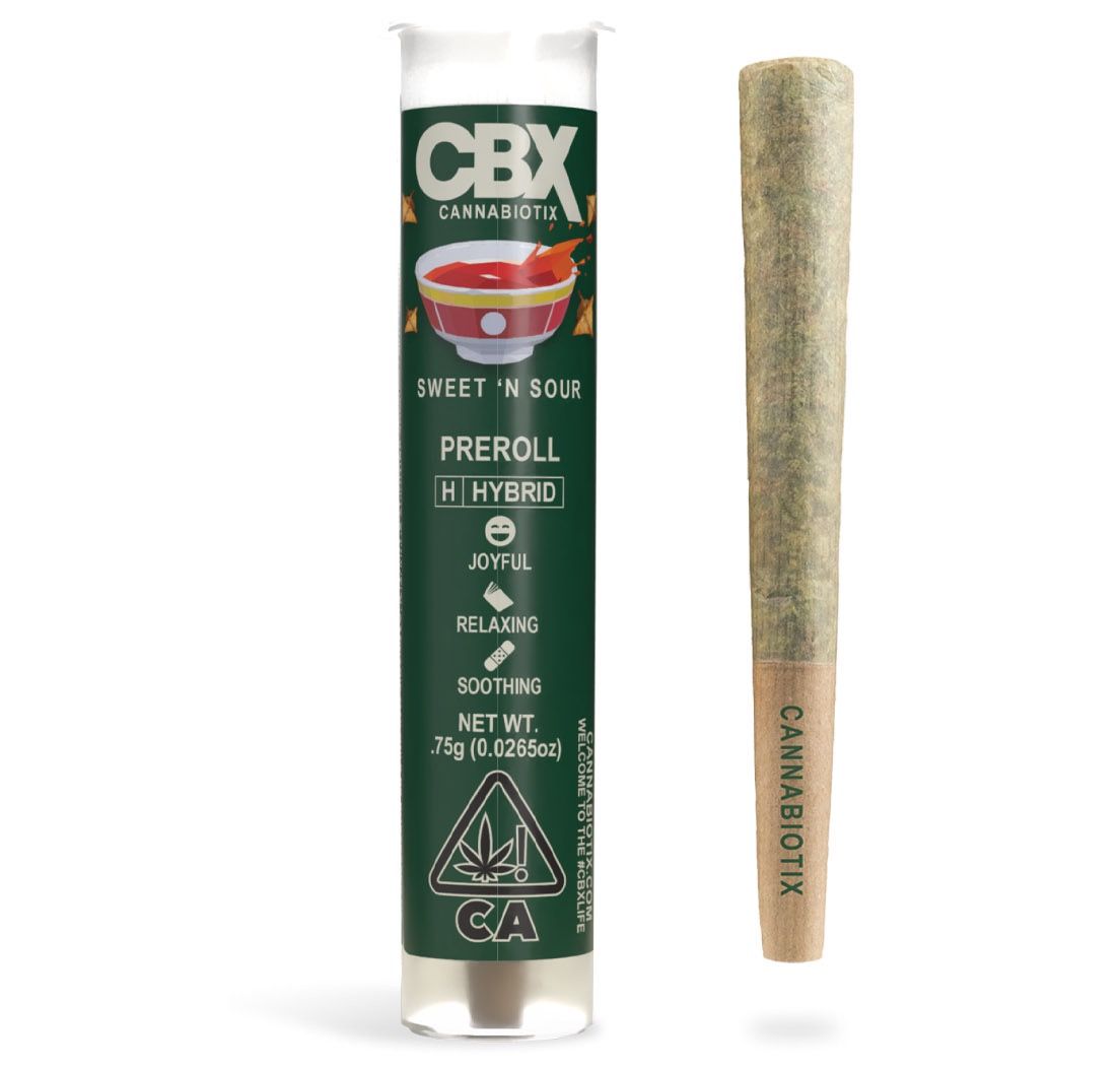 Cannabiotix - Sweet 'N Sour Preroll .75g (H)