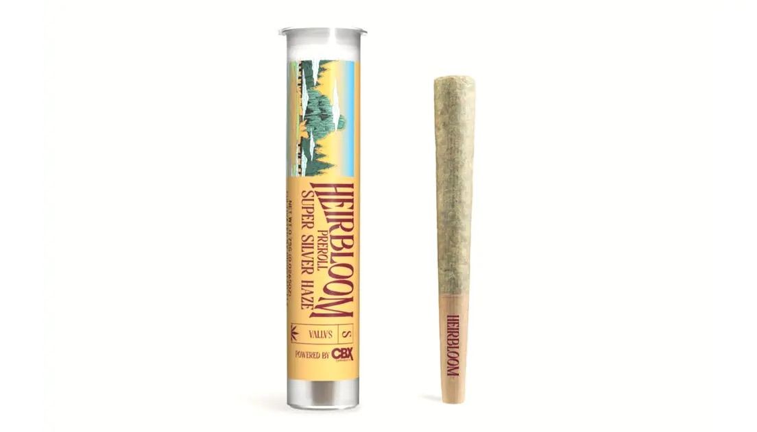 Heirbloom by CBX- Super Silver Haze Preroll .75g (S)