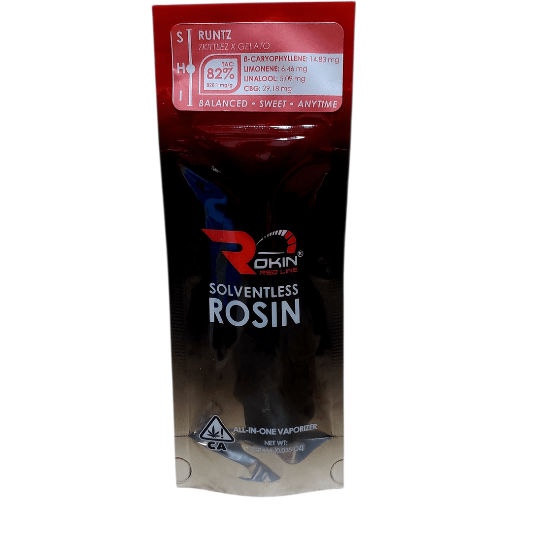 Rokin - Runtz Redline Rosin Disposable Vape 1g
