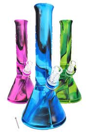 12" SILICONE BEAKER WATER PIPE