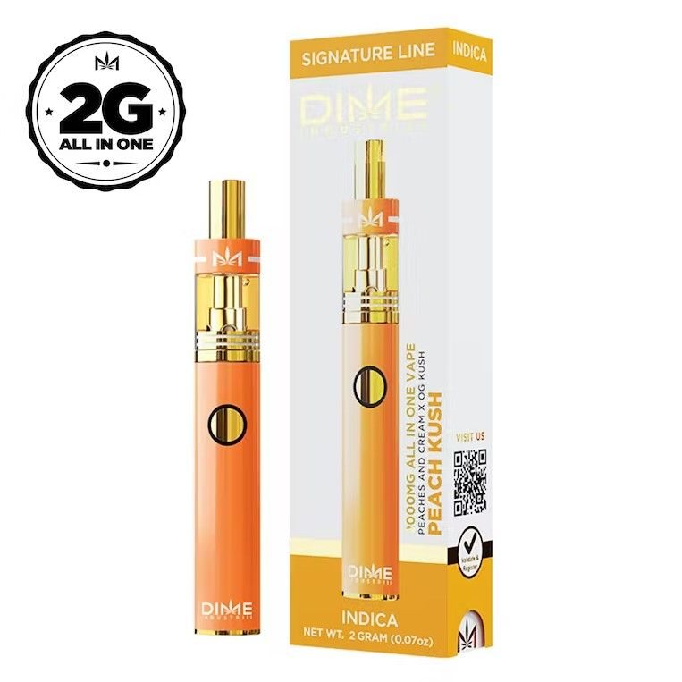 Peach Kush Signature Line 2000MG All In One Device