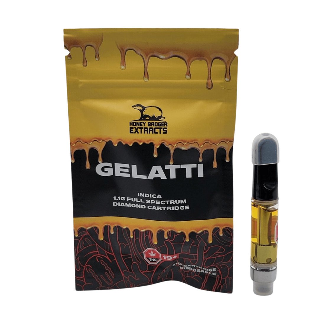 Gelatti 1G Liquid Diamond Cartridge by Honey Badger