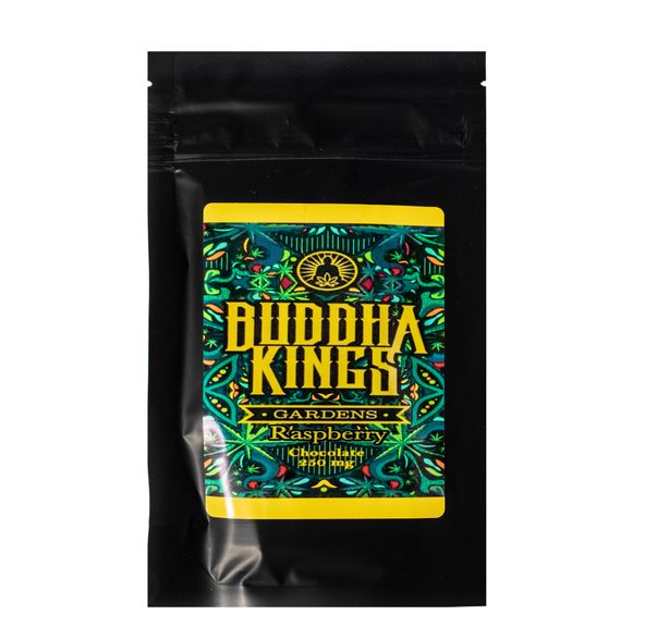 Buddha Kings Raspberry Chocolate Bar 250mg
