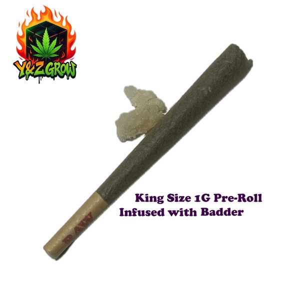 Lemon Cherry Gelato Badder Infused 1G King Size Joint