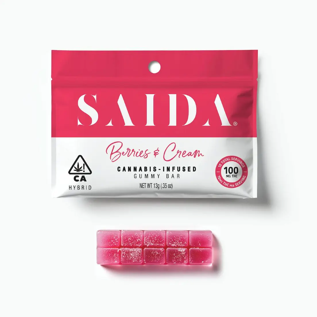Gummy Bar - Berries & Cream 100mg 13.00 g