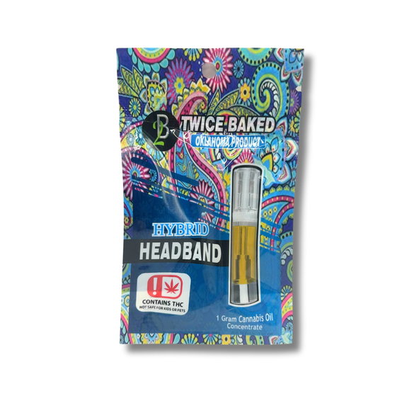 Twice Baked 1g Cart- Headband- Hybrid