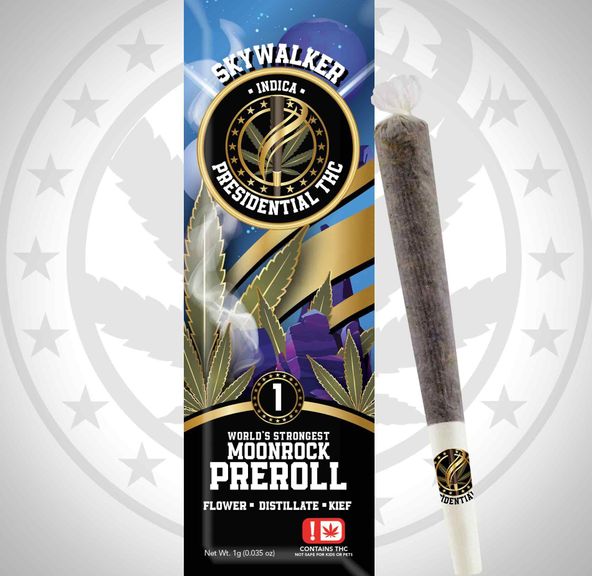 PRESIDENTIAL THC SKYWALKER MOONROCK PREROLL 1G