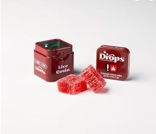 Drops - Cranberry Enhanced Rosin Gummies 1:1:1:1 THC:CBD:CBC:CBG