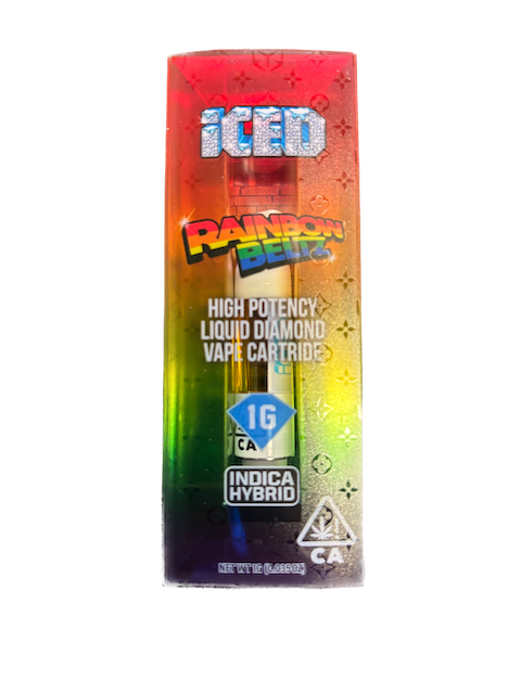 Iced Rainbow Beltz 1g Liquid Diamond Cartridge 82.7%