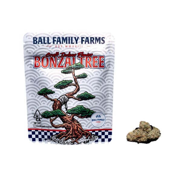 Ball Family Farms | Bud | Bonzai Tree | 3.5g | Sativa | 33.84% THC