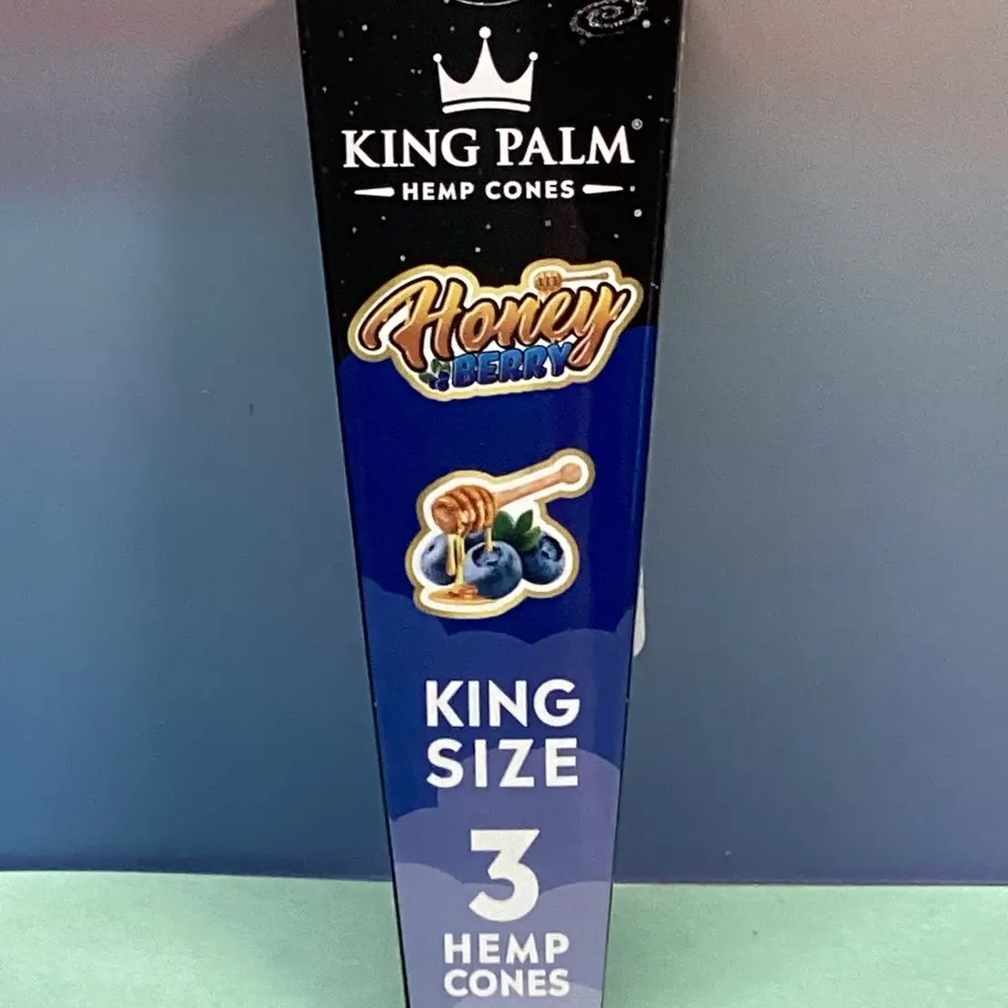 AFG Distribution- Honey Berry- King Palm- Hemp Cones with Flavor Tips- King Size- 3 pack