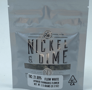 Flow White (THC 21.69%) by Nickel & Dime