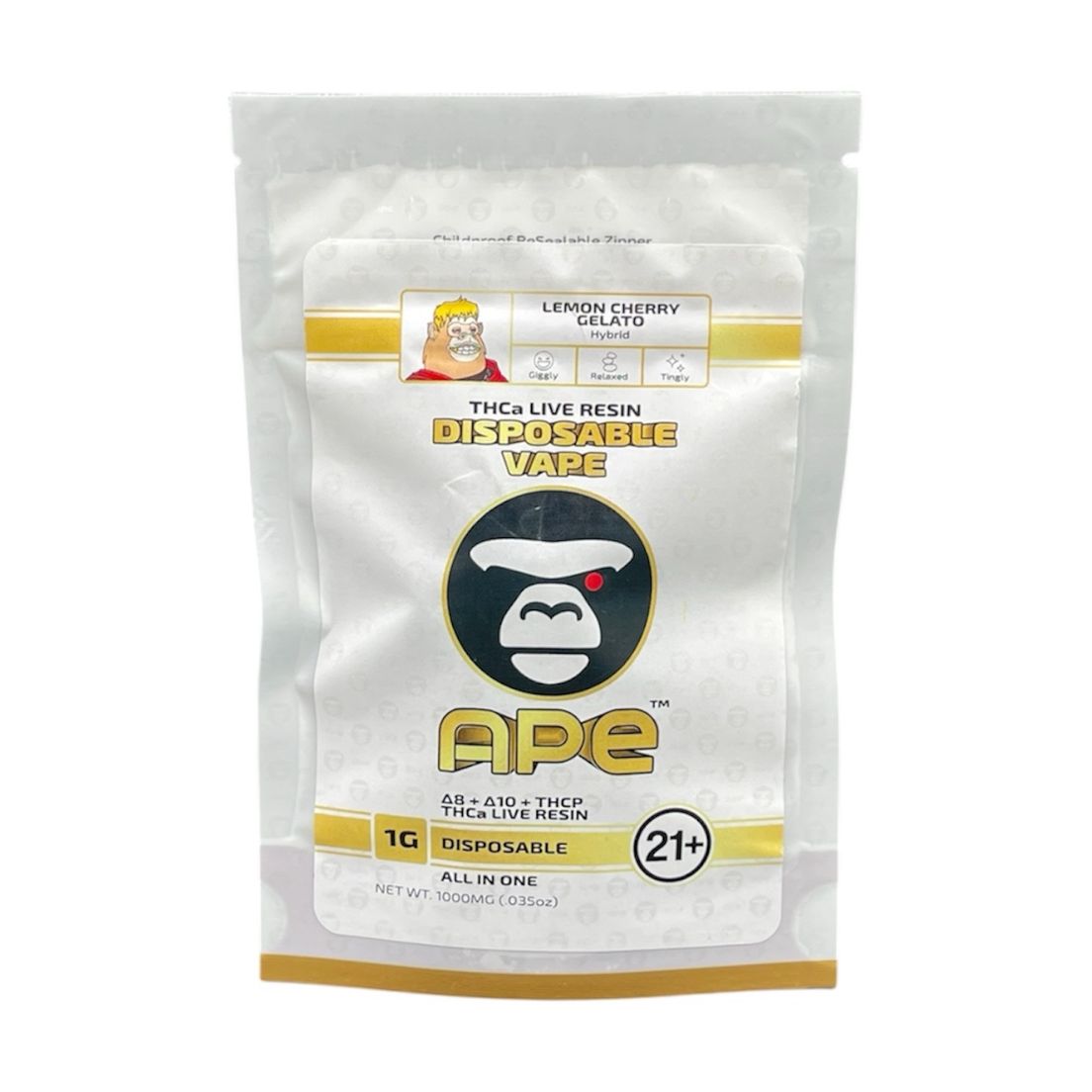 Ape Joint Disposable 1g - Lemon Cherry Gelato