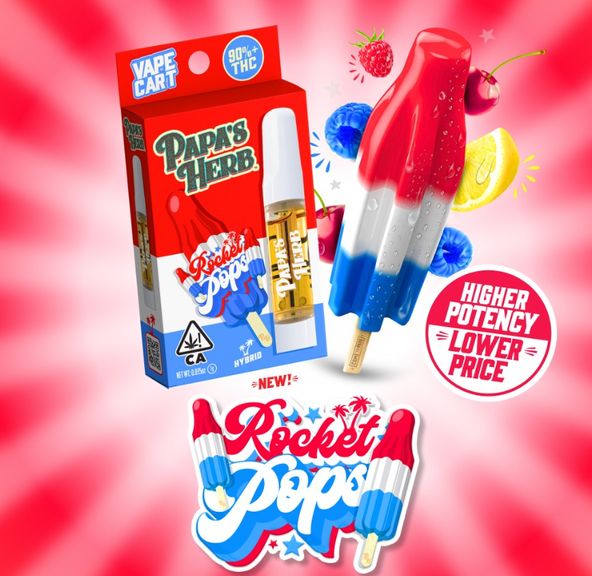 Papa's Herb - Vape Cart - 1g - Rocket Pops