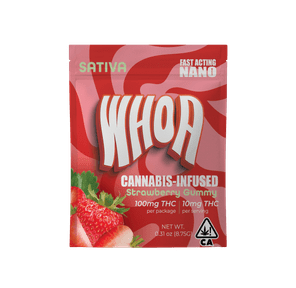 Whoa- STRAWBERRY GUMMIES 100MG