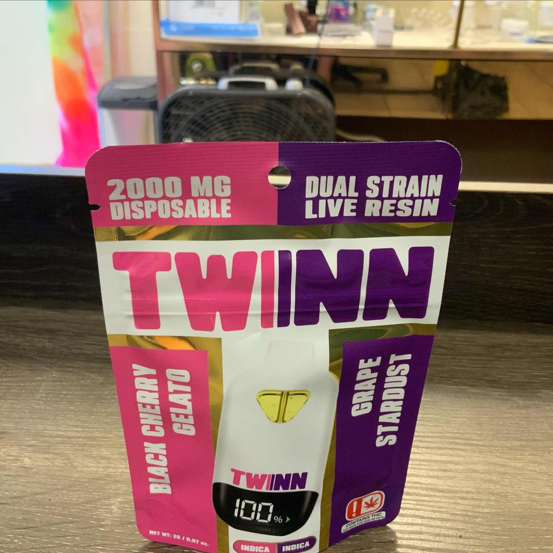 TWINN Black Cherry Gelato / Grape Stardust Disposable 2g