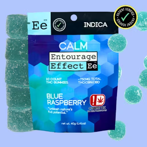 750mg THC Gummy (25mg THC:25mg CBD:25mg CBN) - Blue Raspberry