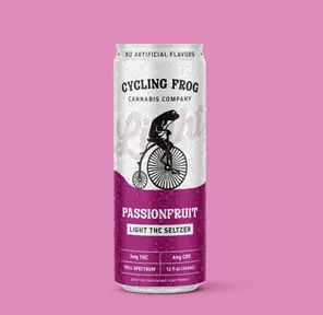 CF 2mg THC Passionfruit Seltzer, Single